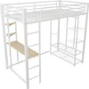 Łóżko na poddaszu Sweiko z drabinką 90x200cm, pojedyncze Podgląd zdjęcia produktu 19