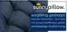 Sunnypillow 4er Set Stuhlkissen mit Bändern 40x40 cm Produktbild-Vorschau 3