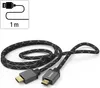 HAMA Câble HDMI Ultra Haut Débit 8K 48Gbit/s Métal 1,0m Voir les images du produit 5