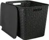 Korb "tressy" aus schwarzem kunststoff 28l - 5 five simply Produktbild-Vorschau 2