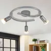 ZMH LED Deckenstrahler Schwenkbar GU10 Glänzendes Silber Produktbild-Vorschau 1