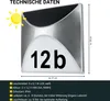 MeLiTec Solar-Hausnummer SH04, moderne LED-beleuchtete Produktbild-Vorschau 5