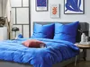 BELIANI Sada povlečení Modrá bavlna 155 x 220 cm Náhled obrázku produktu 2