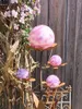 Edelrost Glasblume Ferrum, rosa-lila Kugeln Produktbild-Vorschau 6