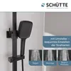 60179 GRAN CANARIA Überkopfbrause-Set, Schwarz matt, mit Produktbild-Vorschau 7