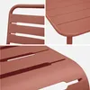 sweeek - Gartentisch aus Metall, 4 Stühle - Terrakotta Produktbild-Vorschau 5
