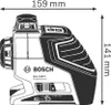 Bosch GLL 3-80 Professional Linienlaser im Koffer Produktbild-Vorschau 37