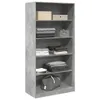 vidaXL Armadio grigio cemento 100x50x200 cm materiale a Anteprima dell’immagine prodotto 3