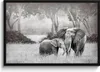 MuchoWow® MuchoWow® Gerahmtes Poster Elefant - Tiere - Produktbild-Vorschau 1