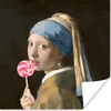 MuchoWow® Poster Das Mädchen mit dem Perlenohrring - Produktbild-Vorschau 1