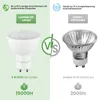 Comparison between a Lumiled LED lamp and a traditional incandescent bulb, highlighting energy savings and lifespan. Produktbild-Vorschau