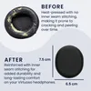 kwmobile 2x Ohr Polster für Logitech H800 Ohrpolster - Produktbild-Vorschau 4