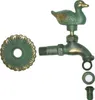 Nostalgie Auslaufventil Ente 1/2 Zoll patiniertes Messing Produktbild-Vorschau 2