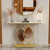 WISFOR Table console en marbre Table de couloir Table Voir les images du produit 1