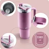 Mug isotherme BERDSEN avec paille, en acier inoxydable, Voir les images du produit 3