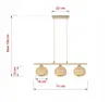 Luxolar LED závěsné svítidlo 3 žárovky E27 ratan Boho Náhled obrázku produktu 8