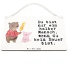 Mr. & Mrs. Panda Schild Bauer Herz DIN A6 - Weiß - Produktbild-Vorschau 3