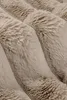 Koc Bunny 200x220 cm Taupe z mikrofibry 700 g/m2 Podgląd zdjęcia produktu 6