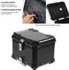 Universal Noir 45L Moto Aventure Aluminium Top Case Schwanz Voir les images du produit 11
