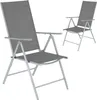 tectake® Klappbare Gartenstühle mit verstellbarer Lehne, Produktbild-Vorschau 1
