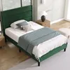 Flieks Polsterbett 90x200cm mit Lattenrost, Gepolstertes Produktbild-Vorschau 3