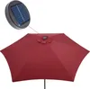 KINGSLEEVE® Parasol de jardin extérieur LED solaire 300cm Voir les images du produit 3