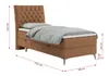 Boxspringbett, Gästebett, Kinderbett mit Bettkästen  - Produktbild-Vorschau 6