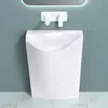 doporro Lavabo sur Pied Blanc avec Bonde Vasque Colonne en Voir les images du produit 3
