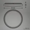 LED Deckenlampe Deckenleuchte Wohnzimmer Dimmbar Produktbild-Vorschau 5
