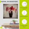 ARTland Poster Amaryllis Vintage II Größe: 40x40 cm Produktbild-Vorschau 2
