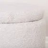 Limpen Pouf Ø32cm mit Aufbewahrung weiß. Produktbild-Vorschau 9