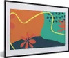 MuchoWow® Gerahmtes Poster Sommer - Formen - Abstrakt 60x40 Produktbild-Vorschau 1