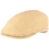 Göttmann leichte mehrteilige Sommer-Flatcap in Stroh-Optik in beige Voir les images du produit