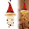 LED Weihnachtsmützen-Hängelampe mit Sternenmotiv, festliche Produktbild-Vorschau 2