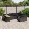 The Living Store 10-tlg. Garten-Sofagarnitur mit Kissen Produktbild-Vorschau 2
