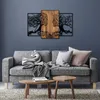 Wallity, Tree Love - 312, Wanddeko, Schwarz, Metall, 125 x Produktbild-Vorschau 1
