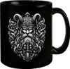 Odin Wikingergott Tasse schwarz in Schwarz Produktbild-Vorschau 1
