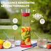 Carafe en verre AMISA 1,2 litre Tango red Voir les images du produit 2