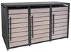 Metall Mülltonnenbox 3er Mülltonnenverkleidung 196 x 118 cm Produktbild-Vorschau 1