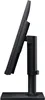 Side view of a black computer monitor on a stand. Produktbild-Vorschau