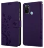 Cadorabo Hülle für Oppo A53s in FLORAL DUNKEL LILA Produktbild-Vorschau 8
