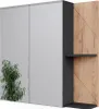 Mobile a specchio per bagno Vicco Irma Antracite/Rovere Anteprima dell’immagine prodotto 1