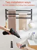 PolkaHome® Handtuchhalter Wandmontage - 80 cm Schwarz, 3 Produktbild-Vorschau 3