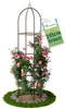 TTL GARDEN Rankhilfe Obelisk XL 195x40cm braun – Rankgitter Produktbild-Vorschau 1