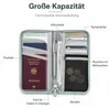 RFID Reiseorganizer für Reisepass Karten Bargeld mit Produktbild-Vorschau 2