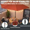Kingsleeve Ombrellone Mezzaluna a Parete Ø2,7m con Anteprima dell’immagine prodotto 3
