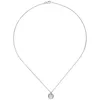 JOBO Collier Kette mit Anhänger 585 Gold Weißgold 15 Produktbild-Vorschau 2
