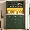 Premium Küchenschrank Buffetschrank Landhaus, 104x40x180cm Produktbild-Vorschau 3