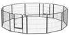 PawHut Puppyren, 80 cm hoog, 12-delig, puppyren met 2 Productafbeelding-voorbeeld 1