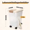 Nobleza Futtertonne Luftdicht mit Deckel Futtertonne Pferd Produktbild-Vorschau 2